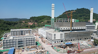 瀘州市垃圾焚燒發(fā)電廠(chǎng)擴(kuò)能工程加快施工建設(shè)，全力沖刺收官